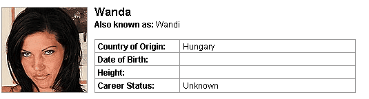 Pornstar Wanda