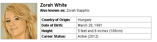 Pornstar Zorah White