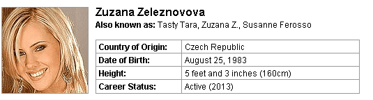 Pornstar Zuzana Zeleznovova