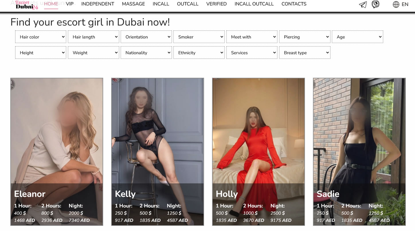 Hig End Dubai Escort