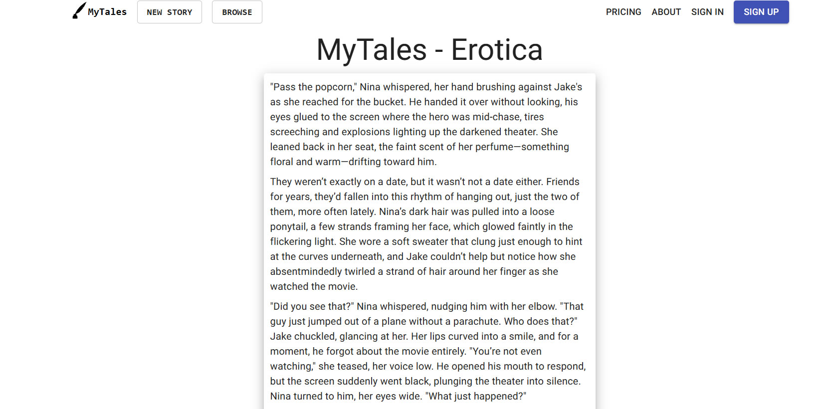 Erotic Story Generator