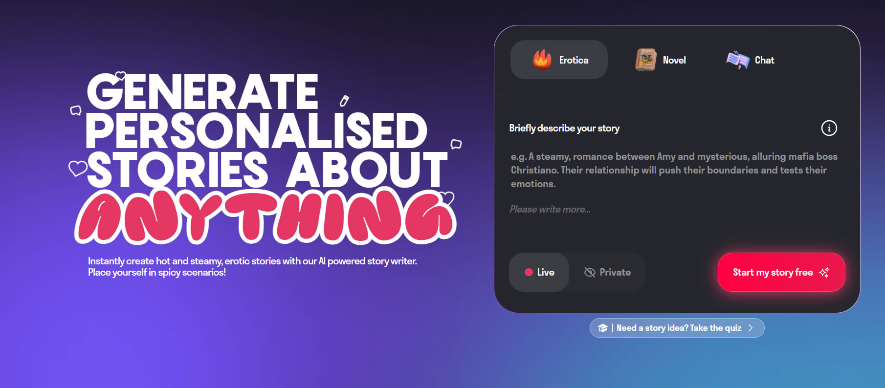 Erotic Story Generator