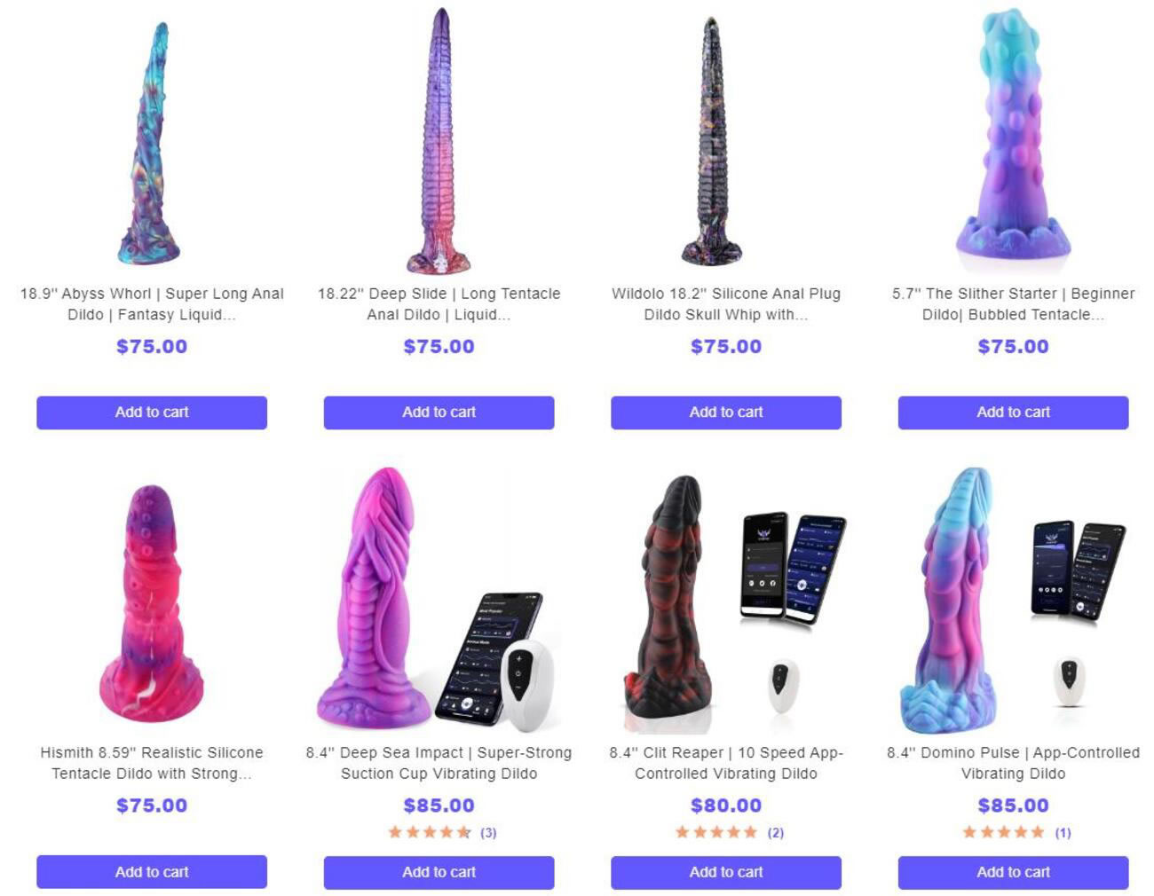 Tentacle Dildos