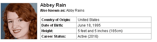 Pornstar Abbey Rain