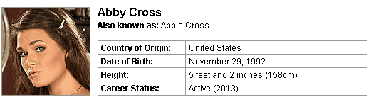 Pornstar Abby Cross