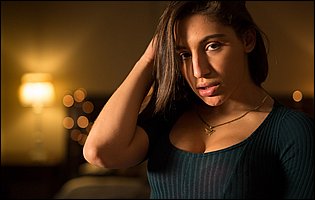 Abella Danger posing for your pleasure in bedroom