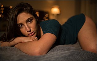 Abella Danger posing for your pleasure in bedroom