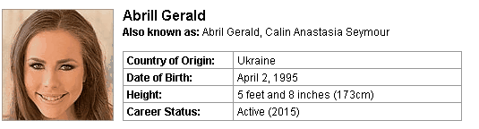 Pornstar Abrill Gerald