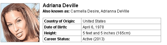 Pornstar Adriana Deville