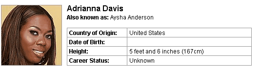 Pornstar Adrianna Davis