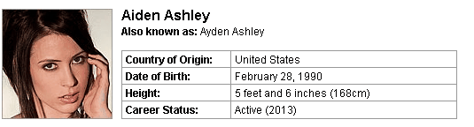 Pornstar Aiden Ashley