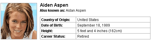 Pornstar Aiden Aspen