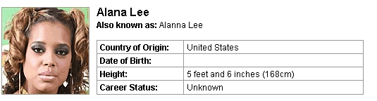 Pornstar Alana Lee