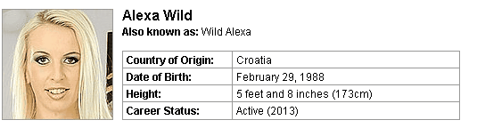 Pornstar Alexa Wild