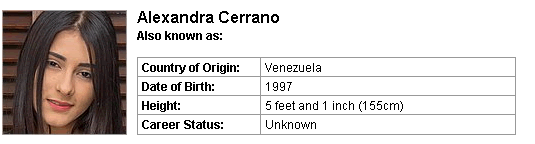 Pornstar Alexandra Cerrano