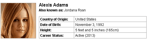 Pornstar Alexis Adams