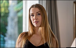 Alexis Crystal strips off her underwear and presents hot fit body
