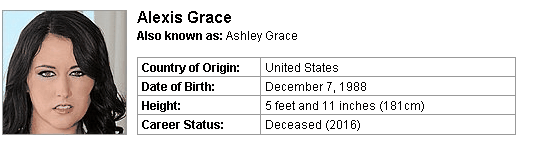 Pornstar Alexis Grace