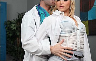 Beautiful doctor Alexis Texas getting fucked by her colleague