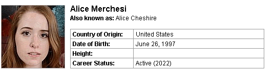 Pornstar Alice Merchesi