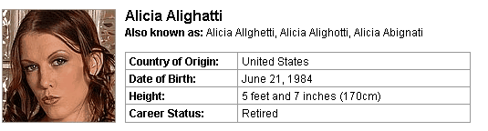 Pornstar Alicia Alighatti