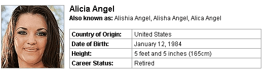 Pornstar Alicia Angel