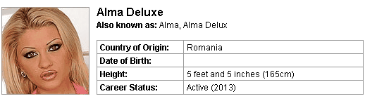 Pornstar Alma Deluxe