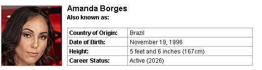 Pornstar Amanda Borges