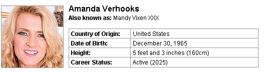 Pornstar Amanda Verhooks