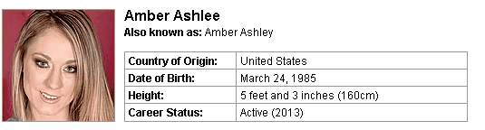 Pornstar Amber Ashlee