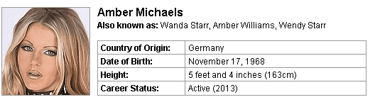 Pornstar Amber Michaels