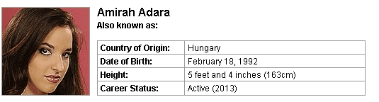Pornstar Amirah Adara
