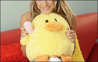 Cute teen Amy Brooke enjoying huge cock in her asshole