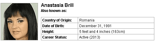 Pornstar Anastasia Brill