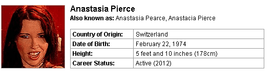 Pornstar Anastasia Pierce