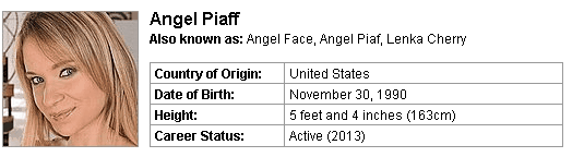 Pornstar Angel Piaff