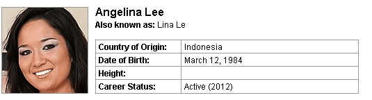 Pornstar Angelina Lee