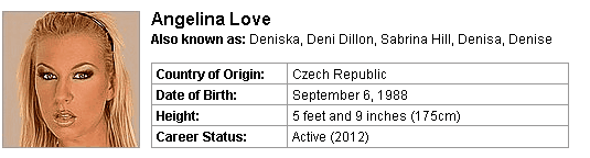 Pornstar Angelina Love