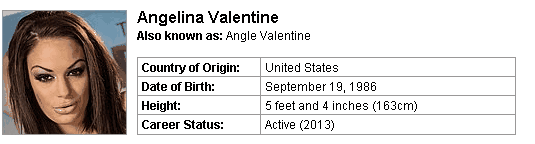 Pornstar Angelina Valentine