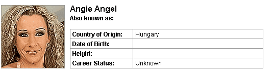 Pornstar Angie Angel