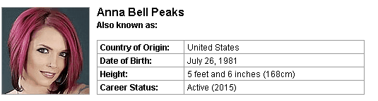 Pornstar Anna Bell Peaks