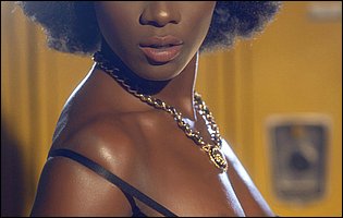 Black beauty Anna Foxxx teasing with hot body