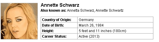 Pornstar Annette Schwarz