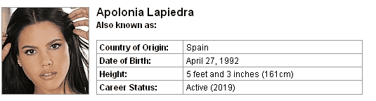 Pornstar Apolonia Lapiedra