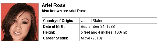 Pornstar Ariel Rose
