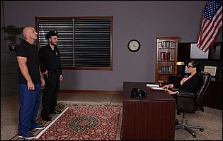 Ariella Ferrera getting fucked by Johny Sins in the office