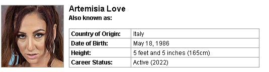 Pornstar Artemisia Love