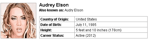 Pornstar Audrey Elson