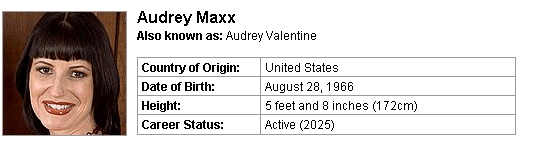 Pornstar Audrey Maxx