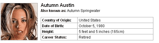 Pornstar Autumn  Austin